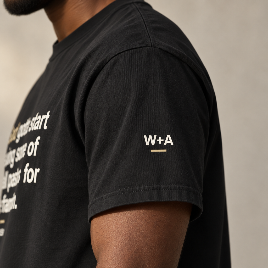W+A Signature Tee — Black