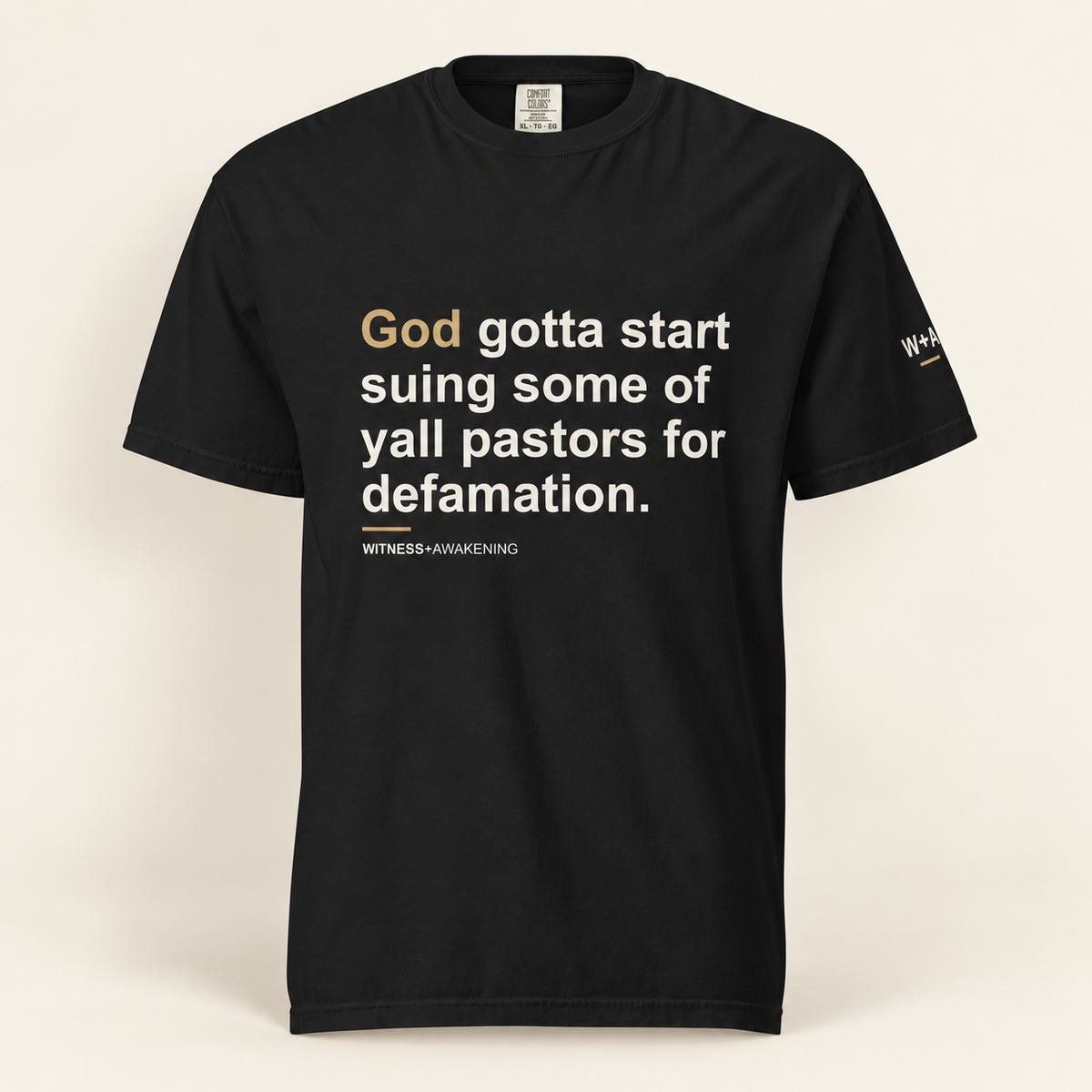 W+A Signature Tee — Black